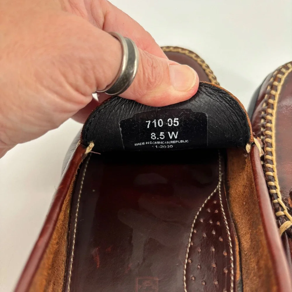 TB Phelps Castaway Bit Loafer Mens 8.5W Brown Leather Horsebit Driver